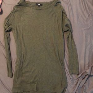 Long sleeve tunic sweater